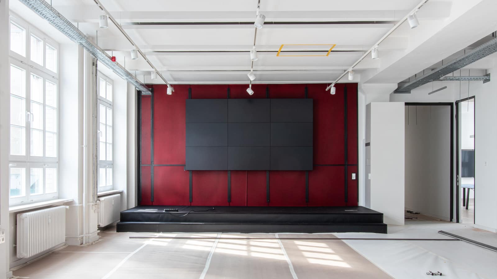 Bergmannstrasse Berlin Theaterbühne in Arbeit