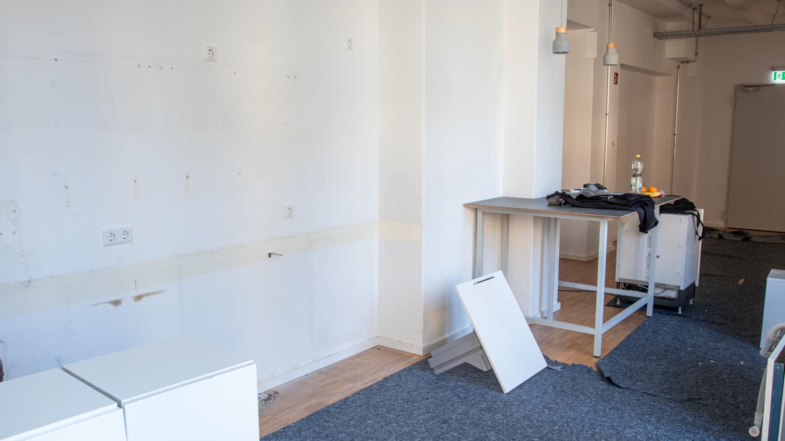 Mehringdamm Berlin Küchenbereich Abriss