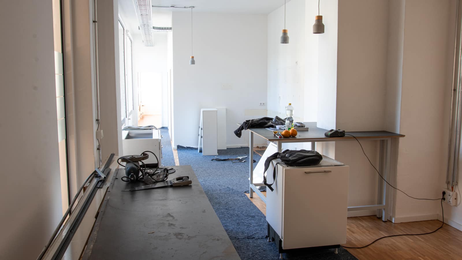 Mehringdamm Berlin Küchenbereich Rückbau