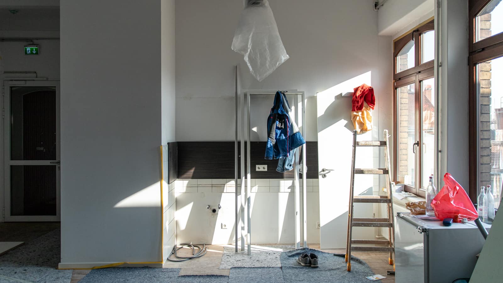 Oranienstrasse Berlin Pilatesstudio Rückbau Küche